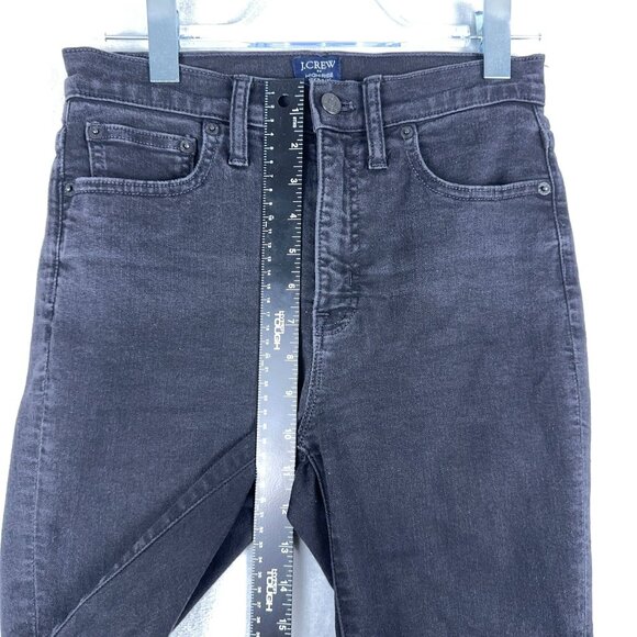 J. Crew Skinny Jeans High Rise Five Design Pockets Womens Black Size 27 - Picture 7 of 10